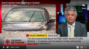 Blair Feltmate talking on CBC