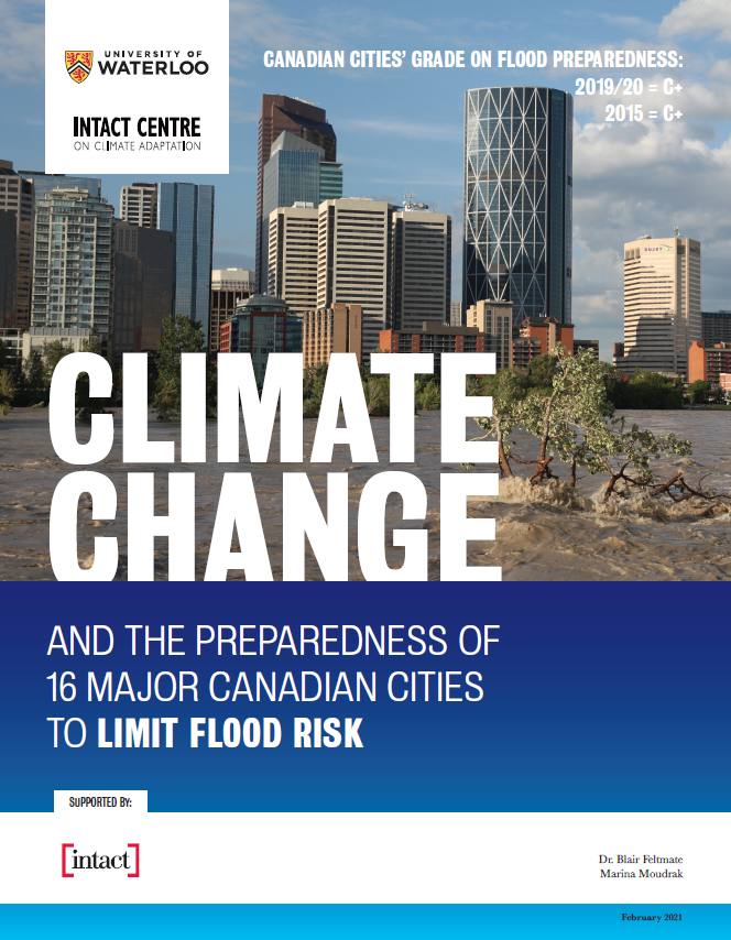 Climate Change and the Preparedness of 16 Major Canadian Cities to Limit Flood Risk