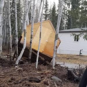 Fire on McKay Creek n British Columbia