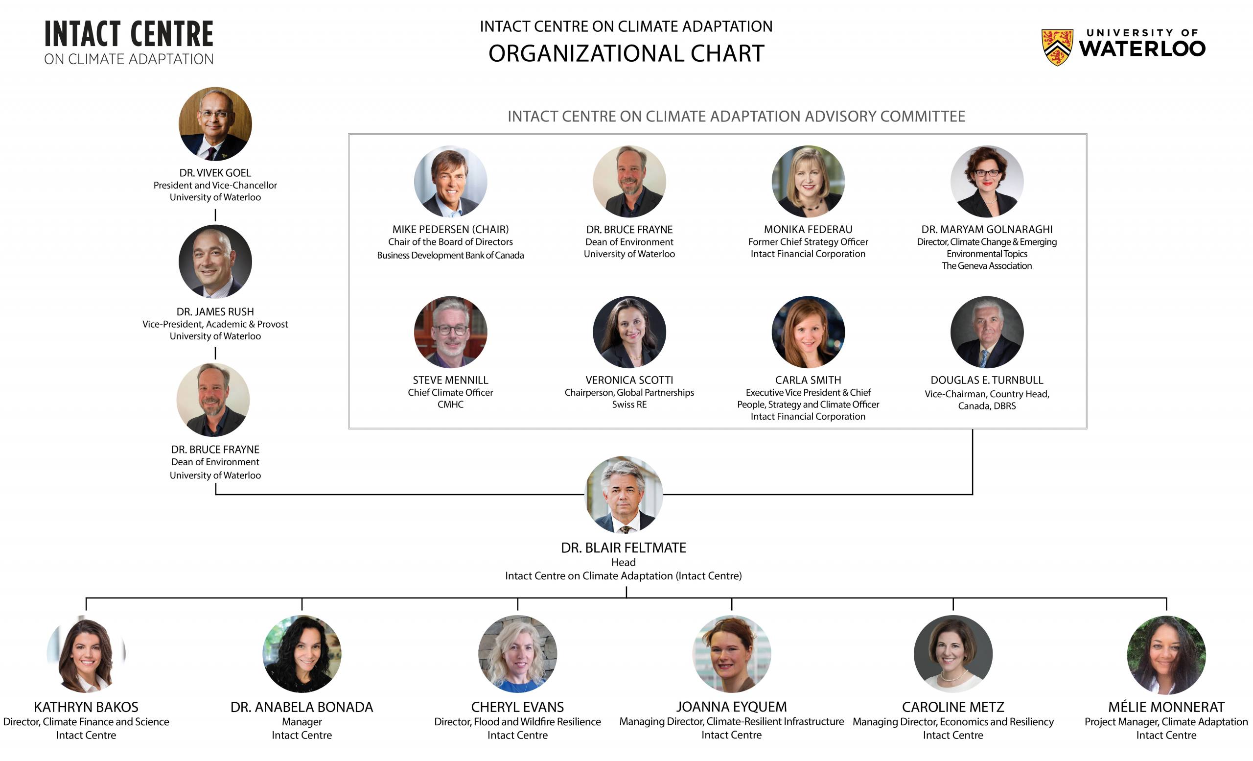 Intact Centre Organizational Chart