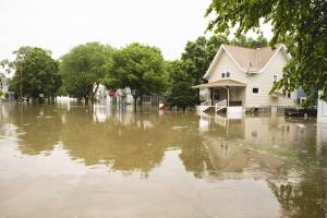 Flooded neighbourhood