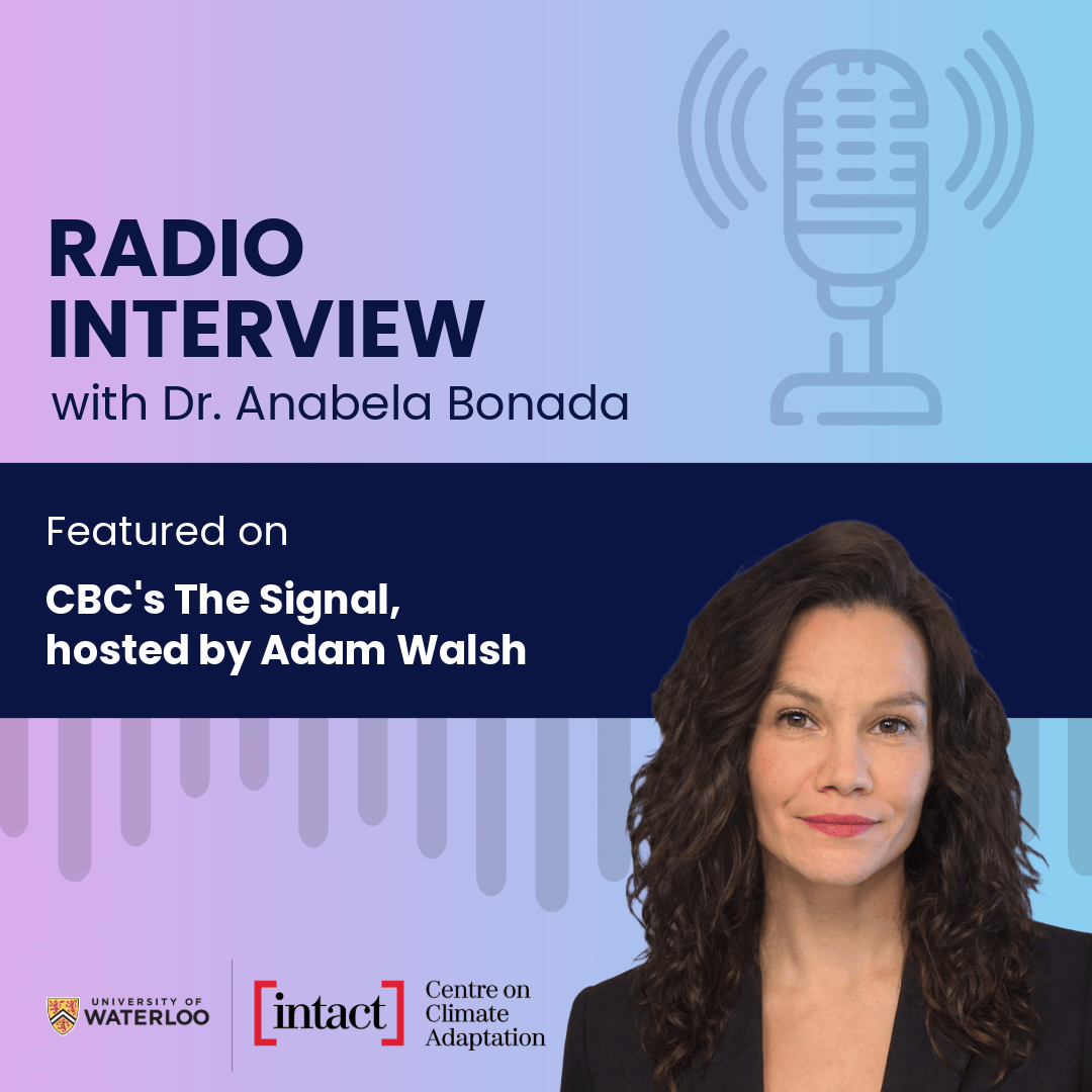 radio interview graphic with Dr. Anabela Bonada